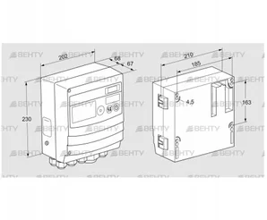 BCU460W8P2C0D0000K1E1-/LM400WF3O0E1- (88680128) Блок управления горением Kromschroder