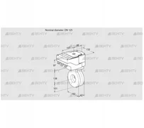 IBG125Z05/20-07W2E (88303632) Дроссельная заслонка Kromschroder