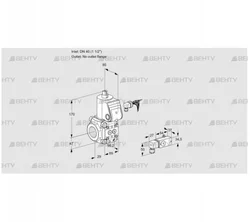 VAS240/-R/NQ (88032755) Газовый клапан Kromschroder