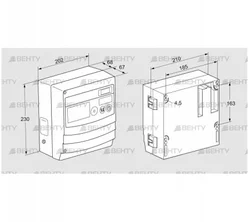 BCU460W8P0C0D0000K1E1-/LM400WF3O0E1- (88680089) Блок управления горением Kromschroder