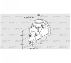 TJ28.0300-C4AMBHND2XXXAB0 (85401145) Газовая горелка Kromschroder