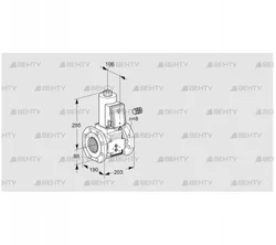 VAS780F05NK3B/PP/PP (88203250) Газовый клапан Kromschroder