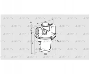 GIK 25R02-5 (03155134) Регулятор соотношения газ/воздух Kromschroder