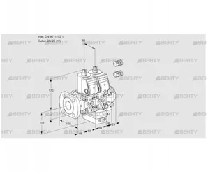 VCD2E40F/25R05ND-100VWR3/PPPP/PPPP (88101805) Регулятор давления Kromschroder