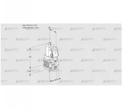 VAS2T40N/40N05FNQGR/PP/PP (88100774) Газовый клапан Kromschroder