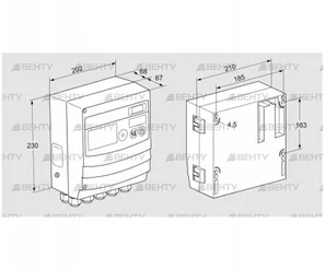 BCU460W3P1C0D0000K1E1-/LM400WF3O0E1- (88680129) Блок управления горением Kromschroder