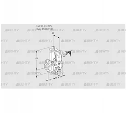 VAS240R/NW (88033837) Газовый клапан Kromschroder