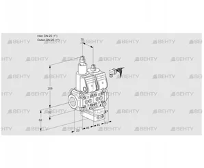 VCD1E25R/25R05LD-100WR/PPPP/PPPP (88103187) Регулятор давления Kromschroder