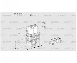 VCD1E25R/25R05D-25NWL3/PPPP/2-PP (88104592) Регулятор давления Kromschroder