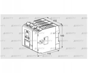 BCU570QC0F1U0K2-E (88660622) Блок управления горением Kromschroder