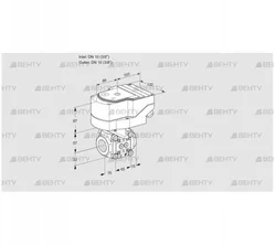 IFC110/10R05-20PPPP/20-60W3E (88300585) Регулирующий клапан с сервоприводом Kromschroder