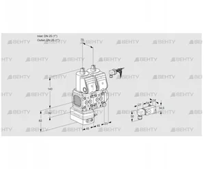 VCD1E25R/25R05FD-100NWR/3-PP/PPPP (88104588) Регулятор давления Kromschroder