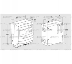 BCU460W8P6C0D0000K2E1-/LM400WF3O0E1- (88680220) Блок управления горением Kromschroder