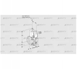 VAS250R/NP (88011809) Газовый клапан Kromschroder