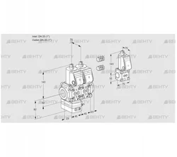 VCD1E25R/25R05D-100NWR3/PPPP/PPBS (88107390) Регулятор давления Kromschroder