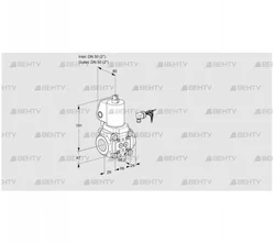 VAS250R/NWGL (88002261) Газовый клапан Kromschroder