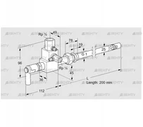 ZMI 25D200R (84234027) Пилотная горелка Kromschroder