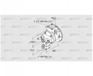 TJ28.0075-A1AMATNF5D9FSB0 (85401129) Газовая горелка Kromschroder