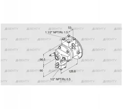 TJ28.0015-A2AHSCNA6C9FSB1 (85401275) Газовая горелка Kromschroder