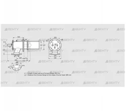 ZIC 200RB-850/885-(20)D (84199261) Газовая горелка Kromschroder