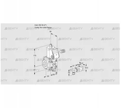 VAS250/-R/NW (88008368) Газовый клапан Kromschroder