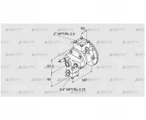 TJ28.0040-A1AHSCNB2D5FSB0 (85401195) Газовая горелка Kromschroder