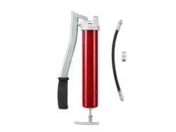 Шприц Pressol PRELIxx 2014.1 с ниппелем для заполнения, со шлангом, красный
