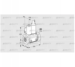 VCS665F05NLWL3B/PPPP/PPPP (88204494) Сдвоенный газовый клапан Kromschroder