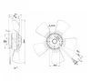 Осевой вентилятор ebmpapst A4D250AA3601