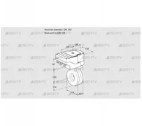 IBA150/125Z05/20-15W3E (88302840) Дроссельная заслонка Kromschroder