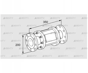 GRS 80F01 (03150642) Обратный газовый клапан Kromschroder