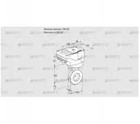 IBGF80/50Z05/20-60W3T (88302853) Дроссельная заслонка Kromschroder