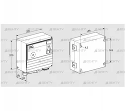 BCU460-5/1LW3GBS2B1/1 (88610236) Блок управления горением Kromschroder