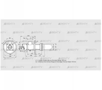 BIC 65HB-600/735-(34A)ER (84031580) Газовая горелка Kromschroder