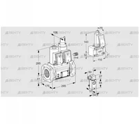 VCS665F05NLWR3E/PPZ-/P3PP (88205095) Сдвоенный газовый клапан Kromschroder