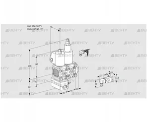 VCD1E25R/25R05FD-25LWL/PPPP/2-PP (88104780) Регулятор давления Kromschroder