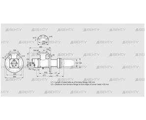 BIC 140HB-400/435-(26)E (84035074) Газовая горелка Kromschroder