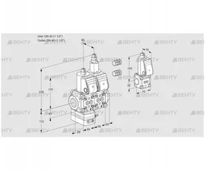 VCD2E40R/40R05D-100LWR3/PPPP/PPZS (88104448) Регулятор давления Kromschroder