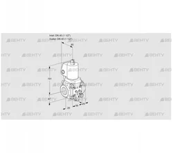 VAS2T40N/NQGL (88026245) Газовый клапан Kromschroder