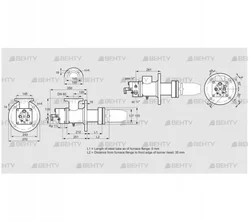 BIC 125RML-0/35-(18)E (84034017) Газовая горелка Kromschroder