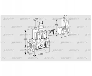 VCS8100F05NLWRE/PPPP/PPZ- (88204299) Сдвоенный газовый клапан Kromschroder