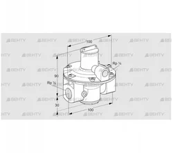 GDJ 15R04-0Z (03155041) Регулятор давления Kromschroder