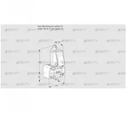 VAS1W0/W25R/NW (88017373) Газовый клапан Kromschroder