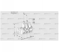 VCS2E40F/25R05NNVWR3/PPPP/PPPP (88101748) Сдвоенный газовый клапан Kromschroder