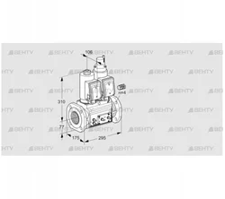 VCS665F05NLWGR3E/MMMM/MMMM (88207900) Сдвоенный газовый клапан Kromschroder