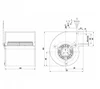 Центробежный вентилятор ebmpapst D2E097BI5602