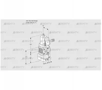 VAD1-/25R/NYGR-50A (88027472) Газовый клапан с регулятором давления Kromschroder