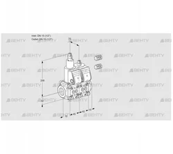 VCS1E15R/15R05LNWR3/PPPP/PPPP (88105079) Сдвоенный газовый клапан Kromschroder