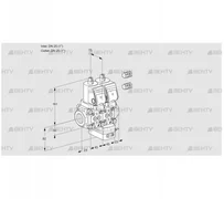 VCV1E25R/25R05NVKQSR3/PPPP/PPPP (88100477) Клапан с регулятором соотношения Kromschroder