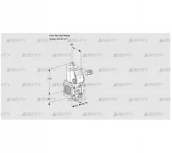 VAS2-/50R/NW (88003523) Газовый клапан Kromschroder